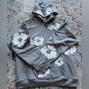 Denim tears the cotton wreath sweatshirt Grey